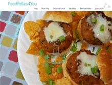 Tablet Screenshot of foodfellas4you.com